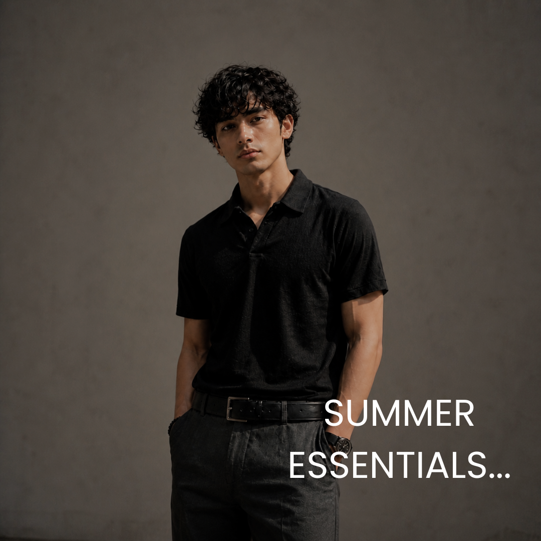 Furaaq Essential Polo – Black