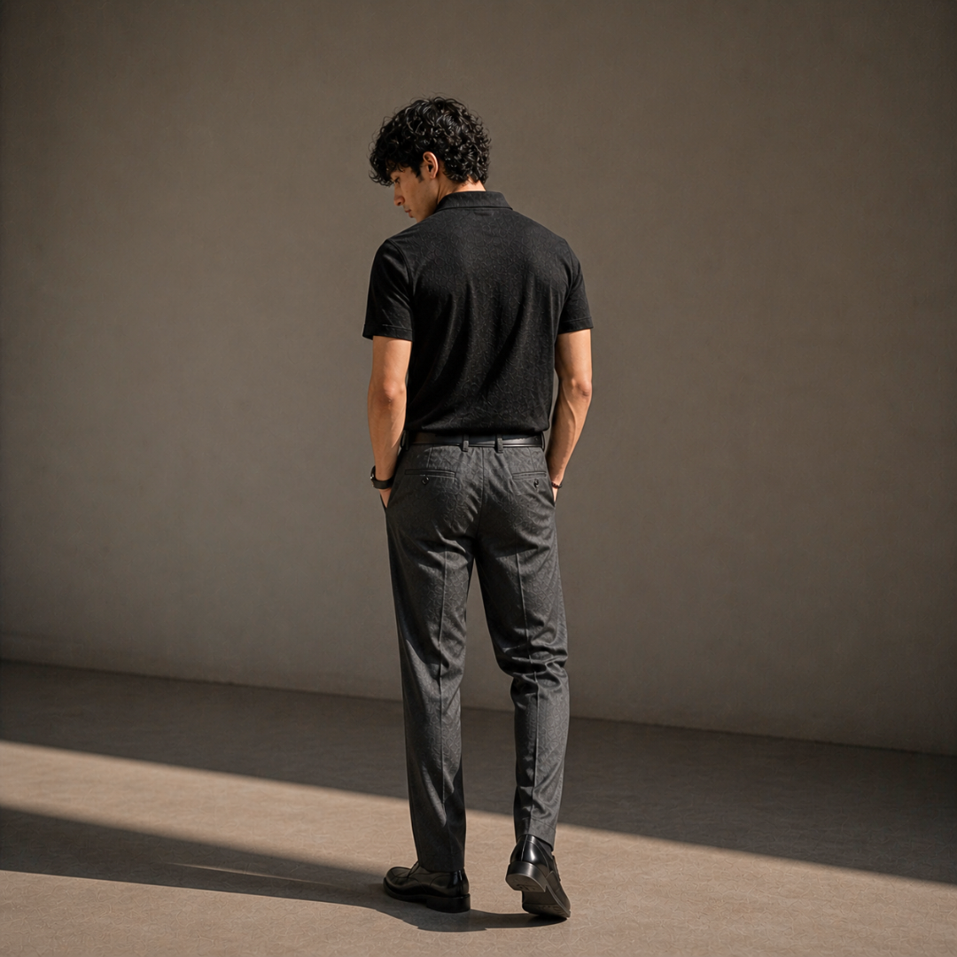 Furaaq Essential Polo – Black