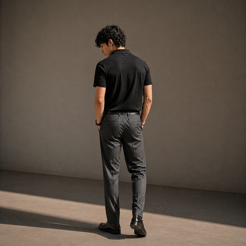 Furaaq Essential Polo – Black