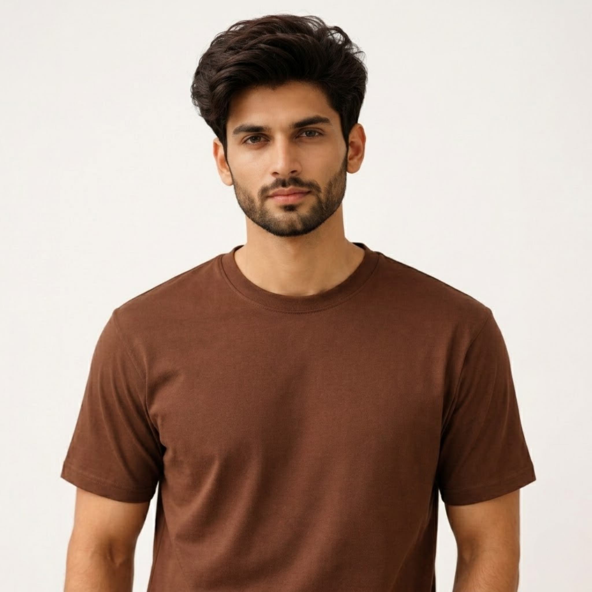 Men’s Essential Basic Brown T-Shirt