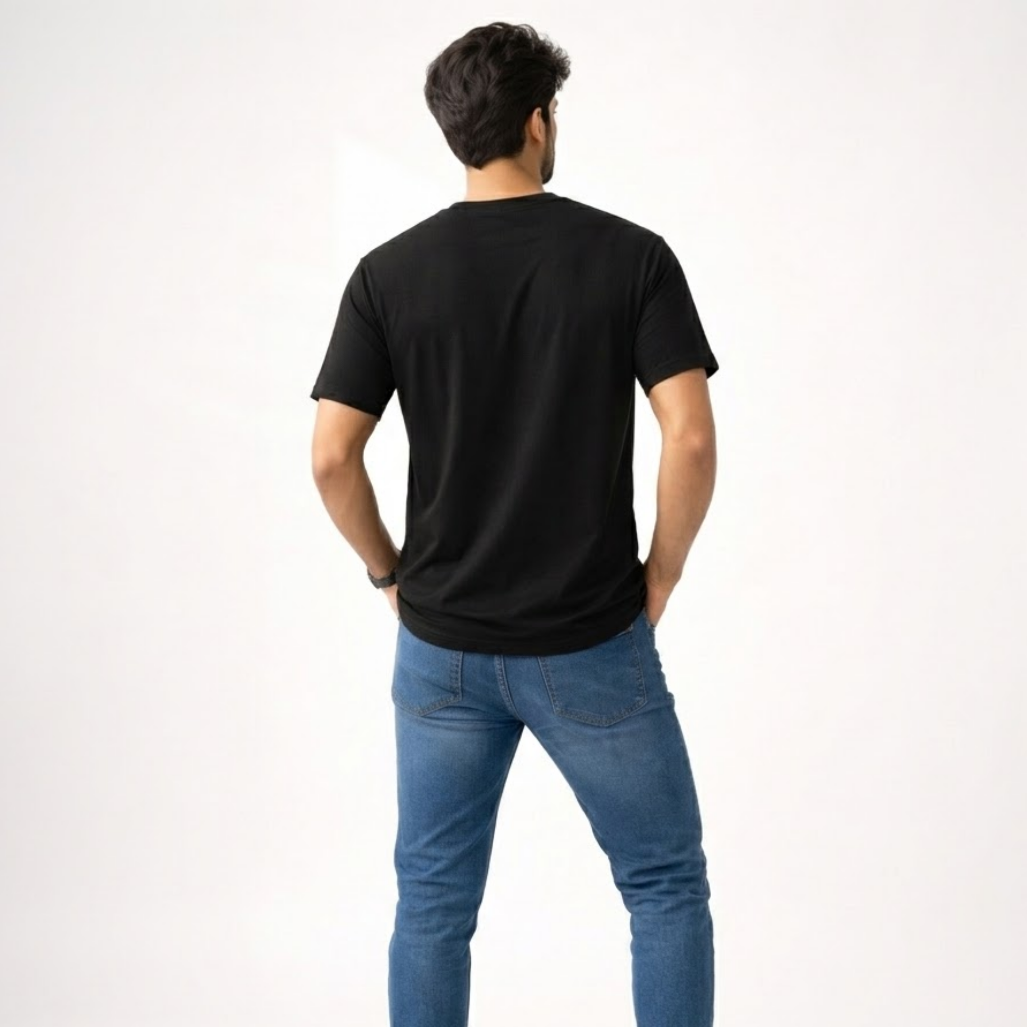 Men’s Midnight Black Basic T-Shirt